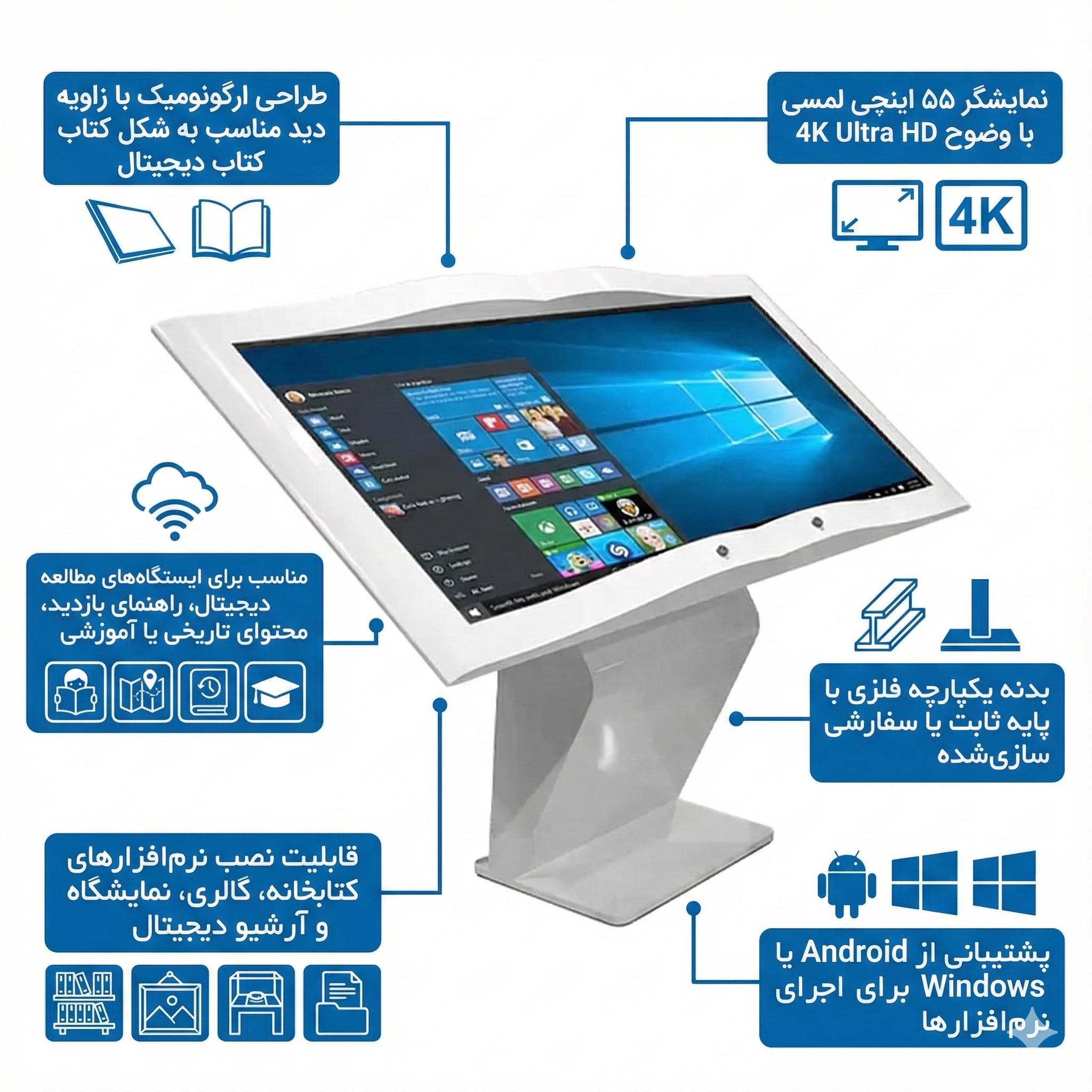 مشخصات کیوسک هوشمند
